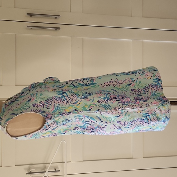 Lilly Pulitzer Sherryn Shift Dress Blue oasis tint Sz M - Picture 6 of 8